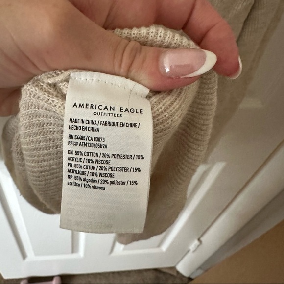 TAN American Eagle Sweater - Picture 6 of 7